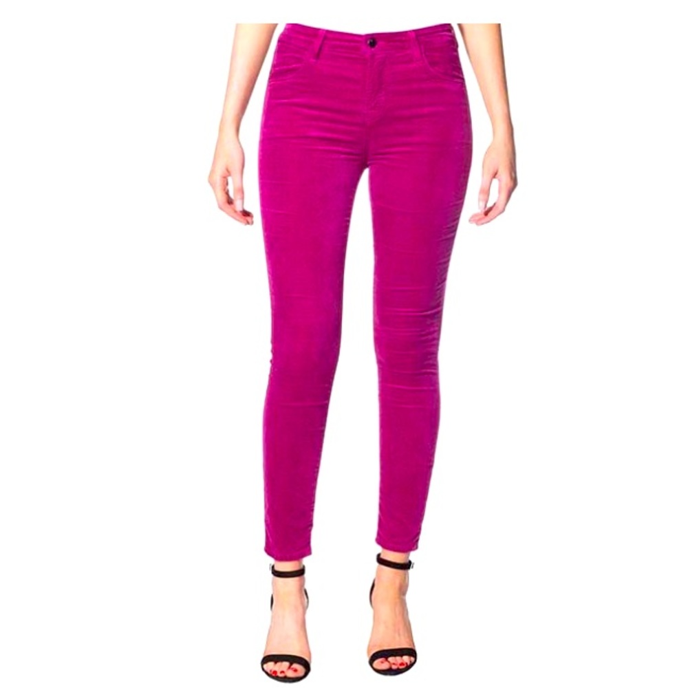 J Brand - Purple Victoria Alana Crop Jeans
